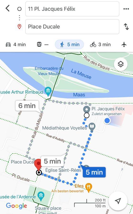 شقة Triplex Plein Coeur Du Centre Historique Charleville-Mézières المظهر الخارجي الصورة